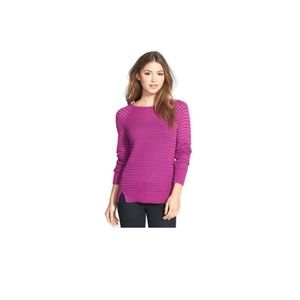 HALOGEN Stitch Raglan Sleeve Pullover Sweater